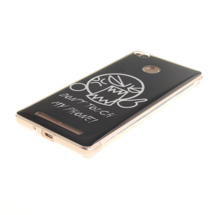 IMD Gel Skin TPU Case for Xiaomi Redmi 3x - Do Not Touch My Phone-4
