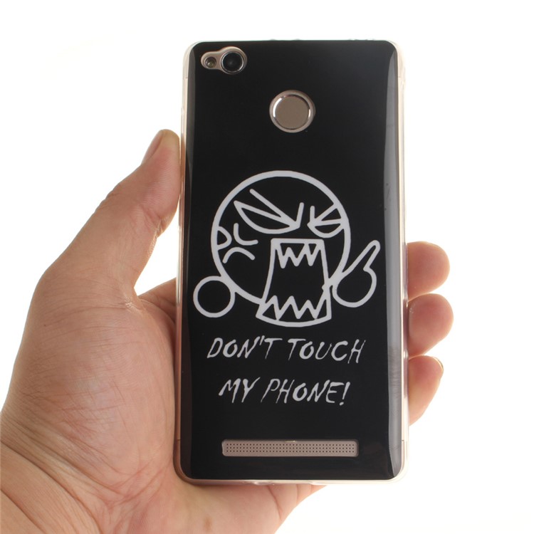 IMD Gel Skin TPU Case for Xiaomi Redmi 3x - Do Not Touch My Phone-6