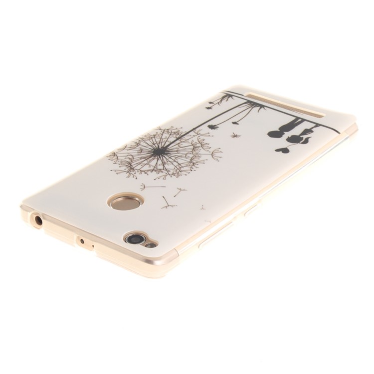 IMD TPU Soft Back Cover for Xiaomi Redmi 3x - Lovers and Dandelion-5