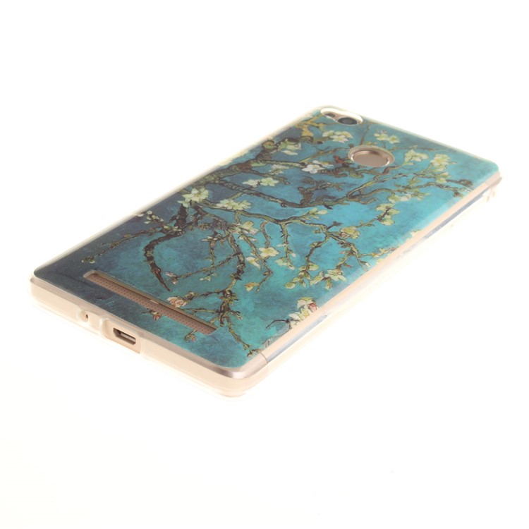 IMD TPU Gel Soft Cover for Xiaomi Redmi 3x - Almond Tree in Blossom-4