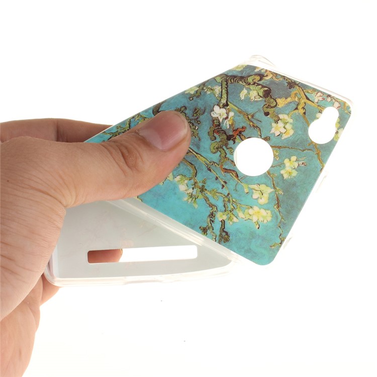 IMD TPU Gel Soft Cover for Xiaomi Redmi 3x - Almond Tree in Blossom-7