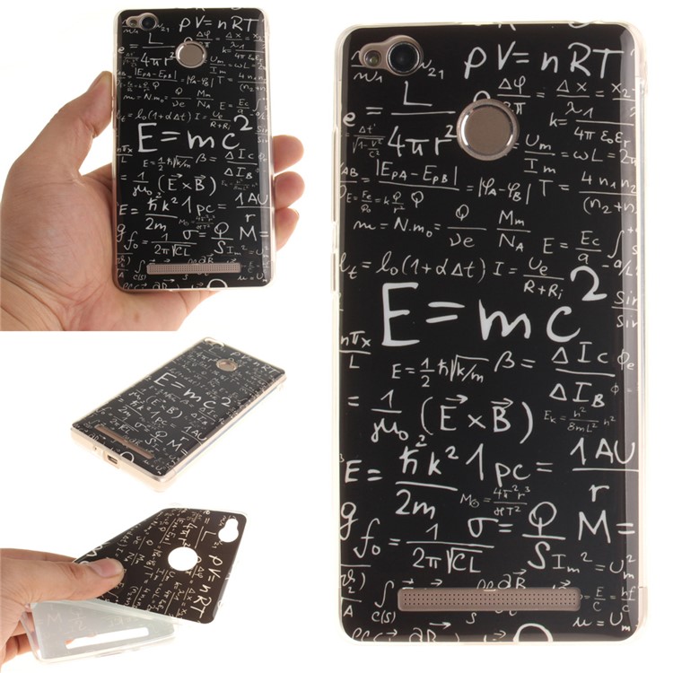 TPU Gel Cover Soft IMD Case for Xiaomi Redmi 3x - Formula-1