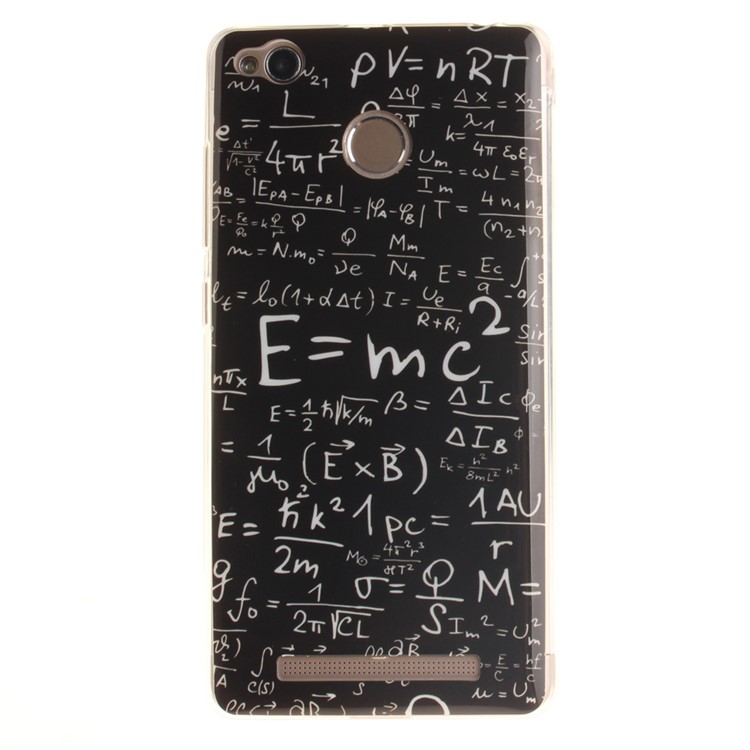 TPU Gel Cover Soft IMD Case for Xiaomi Redmi 3x - Formula-2