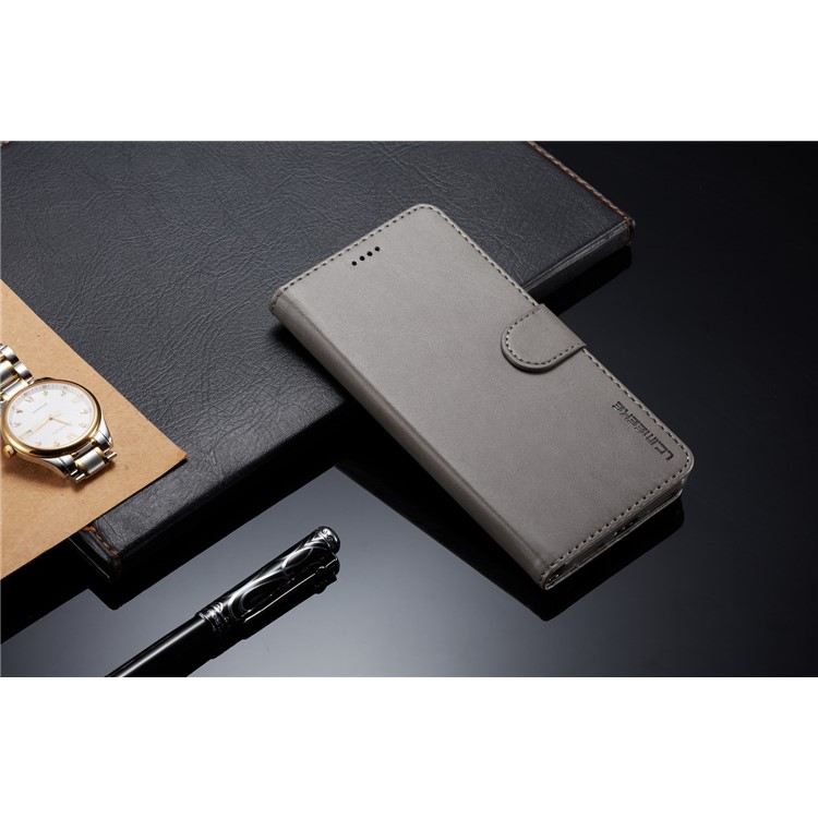 LC.IMEEKE Wallet Stand Leather Phone Case for Xiaomi Redmi 5 - Grey-4