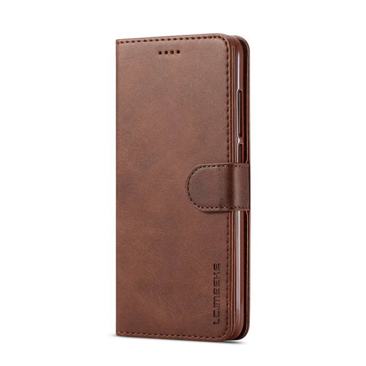 LC.IMEEKE Wallet Stand Leather Mobile Shell for Xiaomi Redmi 5 - Coffee-2