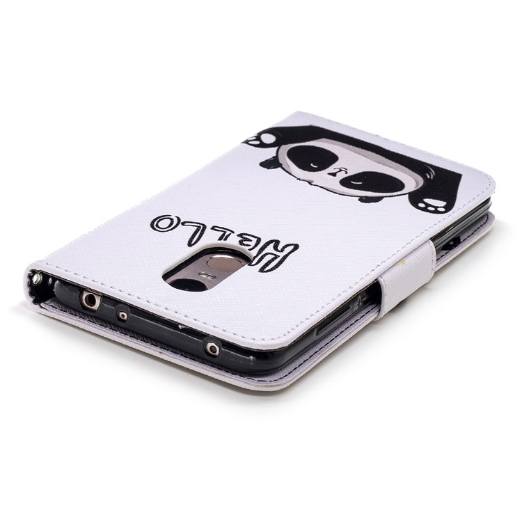 Pattern Printing Magnetic Wallet Stand Leather Cell Phone Case for Xiaomi Redmi Note 5 (12MP Rear Camera) / Redmi 5 Plus (China) - Adorable Panda-7