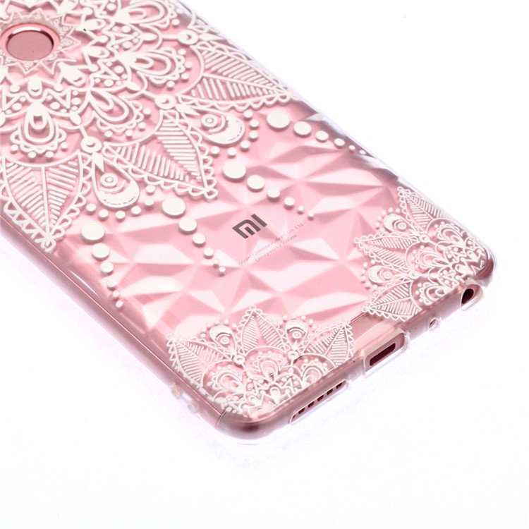 Embossed Pattern 3D Diamond Texture TPU Mobile Phone Case for Xiaomi Redmi Note 5 Pro (Dual Camera) / Redmi Note 5 (China) - Mandala-4