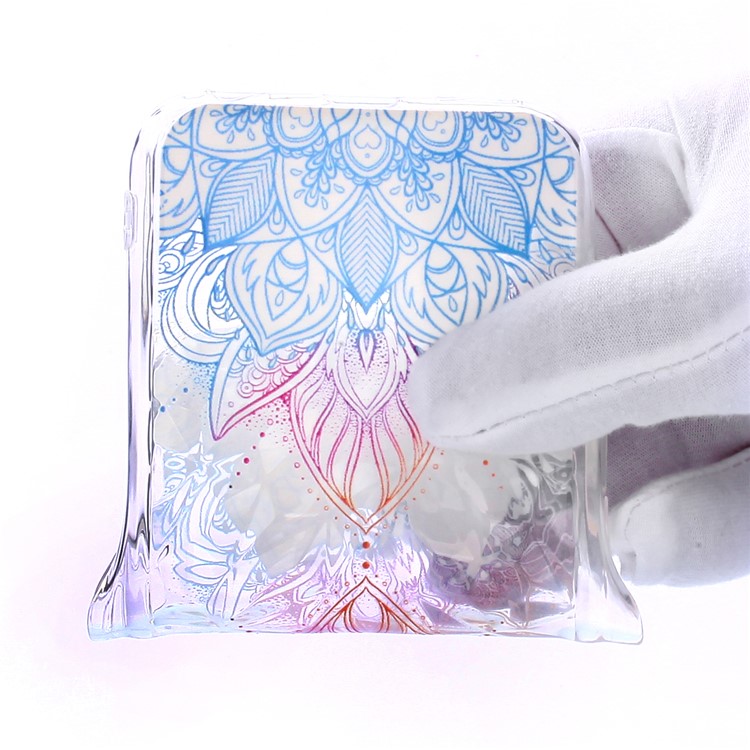 Embossed Pattern 3D Diamond Texture TPU Cell Phone Case for Xiaomi Redmi Note 5 Pro (Dual Camera) / Redmi Note 5 (China) - Lotus-6