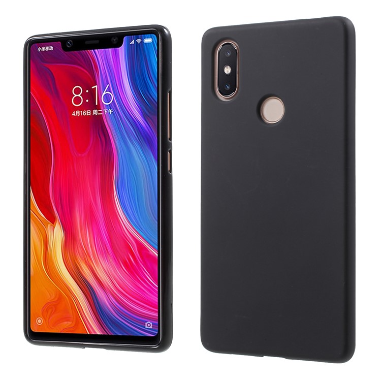 Double-sided Frosted Soft TPU Cover for Xiaomi Mi 8 SE (5.88-inch) - Black-1