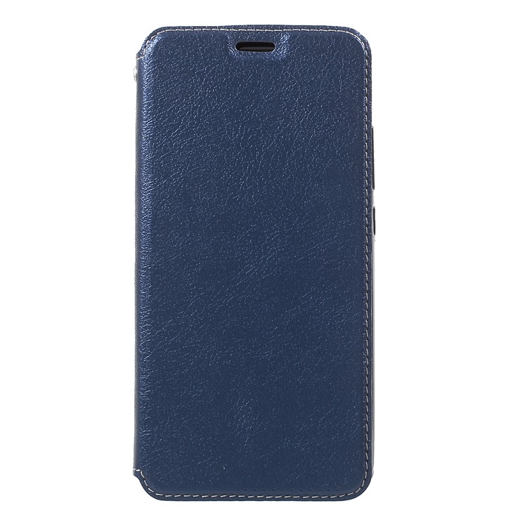 Auto-absorbed PU Leather Card Holder Case for Xiaomi Mi A2 Lite / Redmi 6 Pro - Blue-1