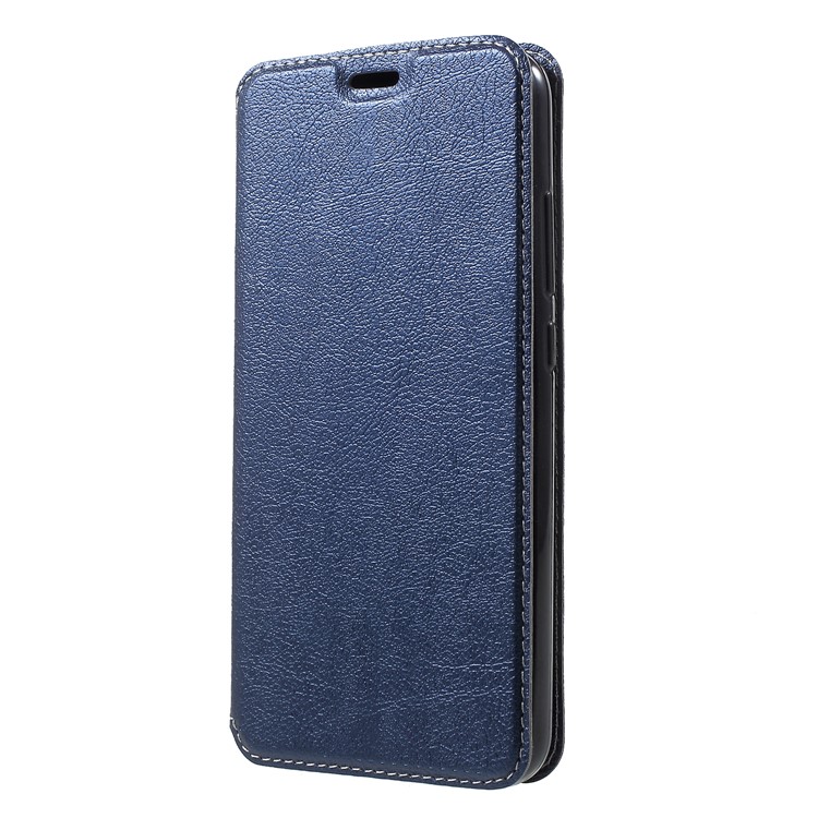 Auto-absorbed PU Leather Card Holder Case for Xiaomi Mi A2 Lite / Redmi 6 Pro - Blue-3