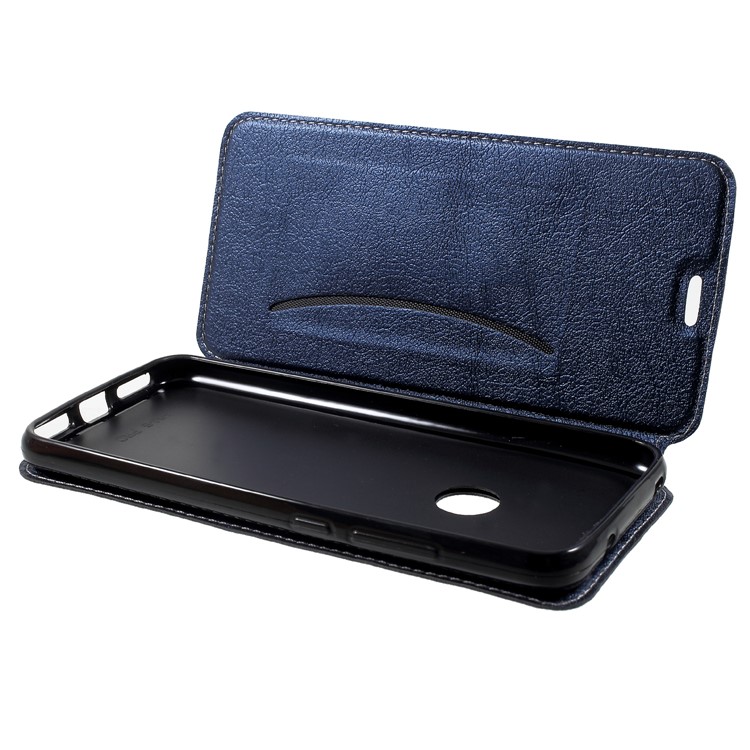 Auto-absorbed PU Leather Card Holder Case for Xiaomi Mi A2 Lite / Redmi 6 Pro - Blue-5
