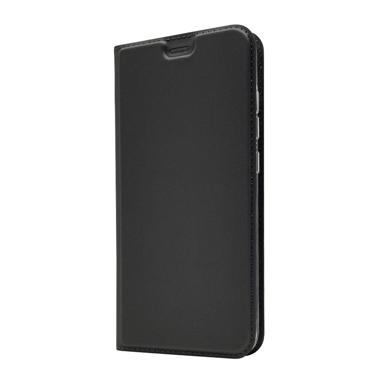 Magnetic Adsorption Leather Card Holder Case for Xiaomi Mi 8 Explorer Edition - Black-8