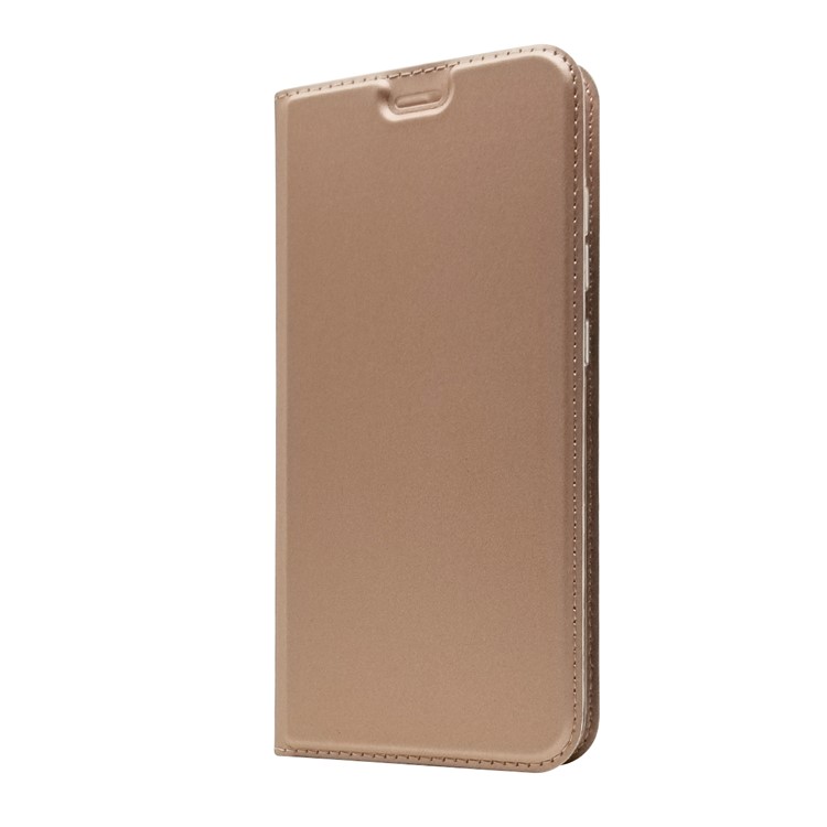 Magnetic Adsorption Leather Card Holder Flip Cover for Xiaomi Mi 8 Explorer Edition - Rose Gold-8
