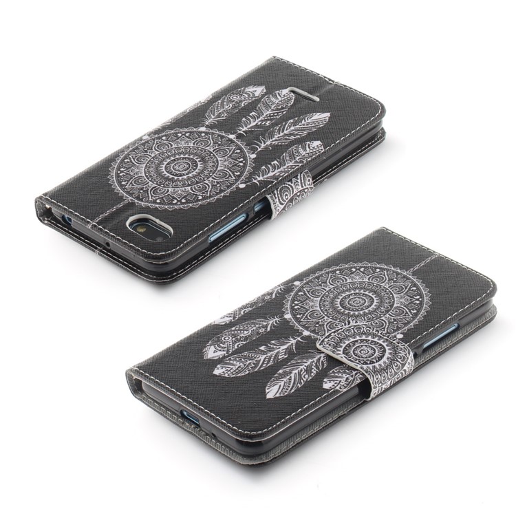 Pattern Printing Wallet Stand Leather Mobile Phone Case for Xiaomi Redmi 6A - Tribal Dream Catcher-4