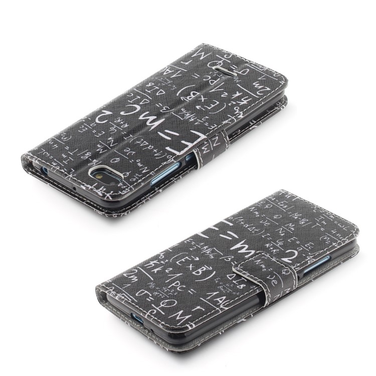 Pattern Printing Wallet Stand Leather Flip Shell for Xiaomi Redmi 6A - Formula-4
