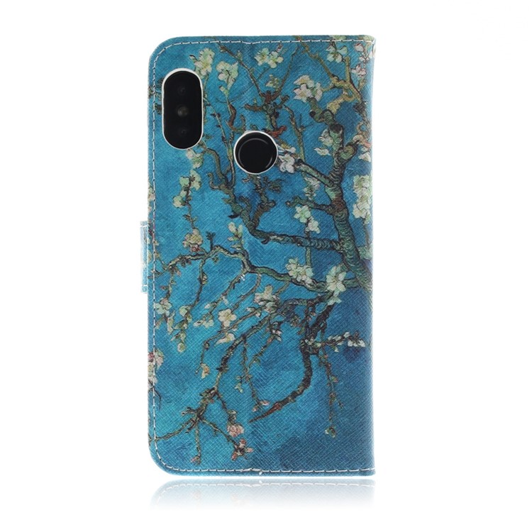 Pattern Printing Wallet Stand Leather Phone Case for Xiaomi Mi A2 Lite / Redmi 6 Pro - Wintersweet-3