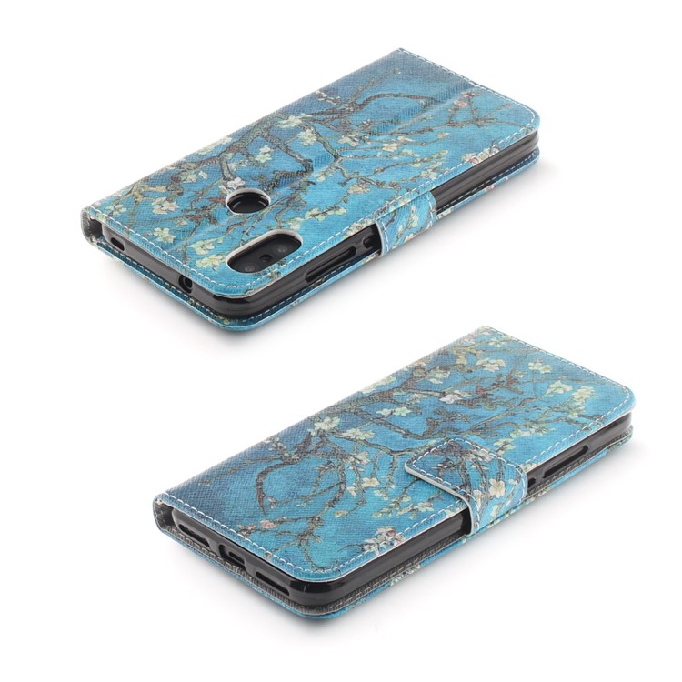 Pattern Printing Wallet Stand Leather Phone Case for Xiaomi Mi A2 Lite / Redmi 6 Pro - Wintersweet-4