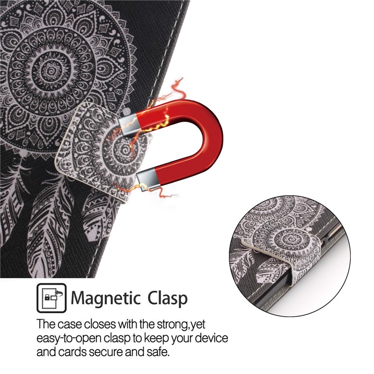Pattern Printing Wallet Stand Leather Mobile Phone Case for Xiaomi Mi A2 Lite / Redmi 6 Pro - Tribal Dream Catcher-6