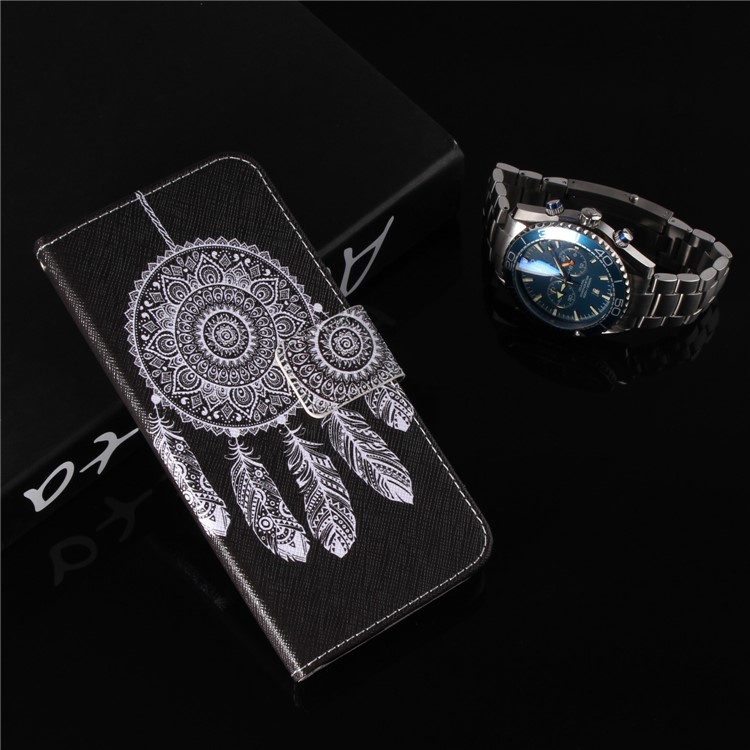 Pattern Printing Wallet Stand Leather Mobile Phone Case for Xiaomi Mi A2 Lite / Redmi 6 Pro - Tribal Dream Catcher-8