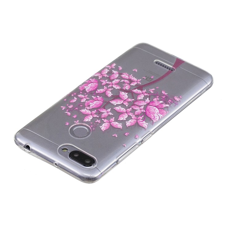 Pattern Printing IMD TPU Cell Phone Cover for Xiaomi Redmi 6 - Tree-5