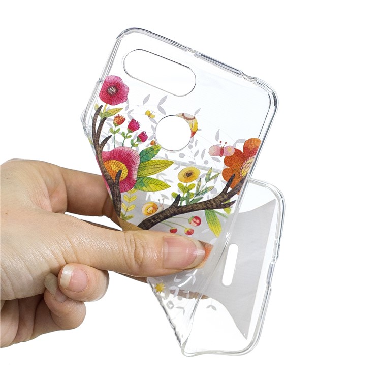 Pattern Printing IMD TPU Cell Phone Case for Xiaomi Redmi 6 - Flowered Elk-3