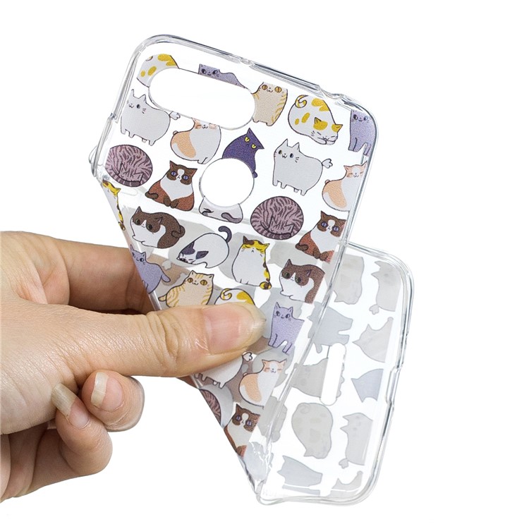 Pattern Printing IMD TPU Mobile Phone Shell for Xiaomi Redmi 6 - Cartoon Cats-3