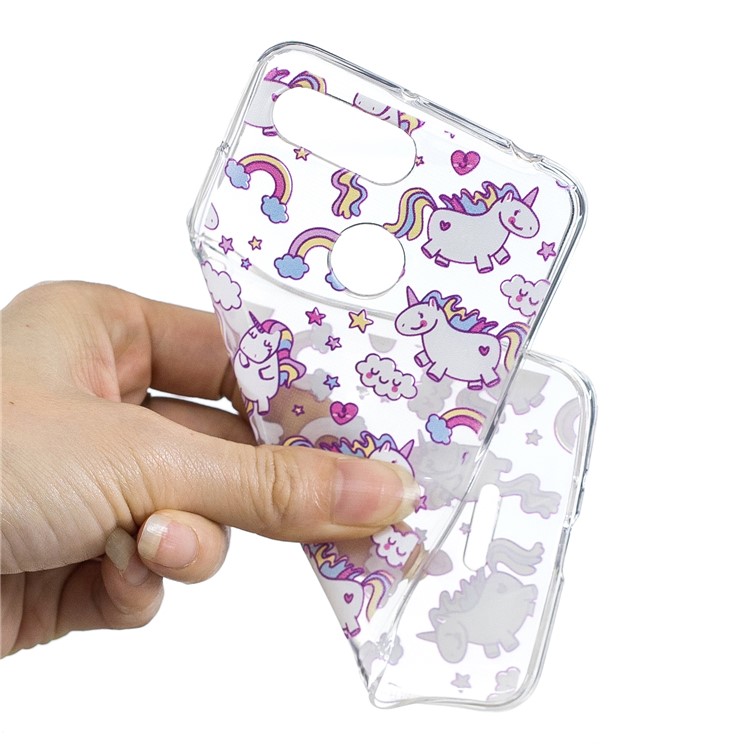 Pattern Printing IMD TPU Case Mobile Accessory for Xiaomi Redmi 6 - Lovely Unicorns-3