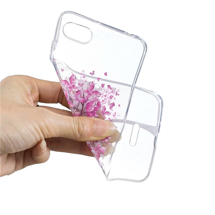 Pattern Printing IMD TPU Mobile Phone Casing for Xiaomi Redmi 6A (Single 12MP Rear Camera) - Tree-3