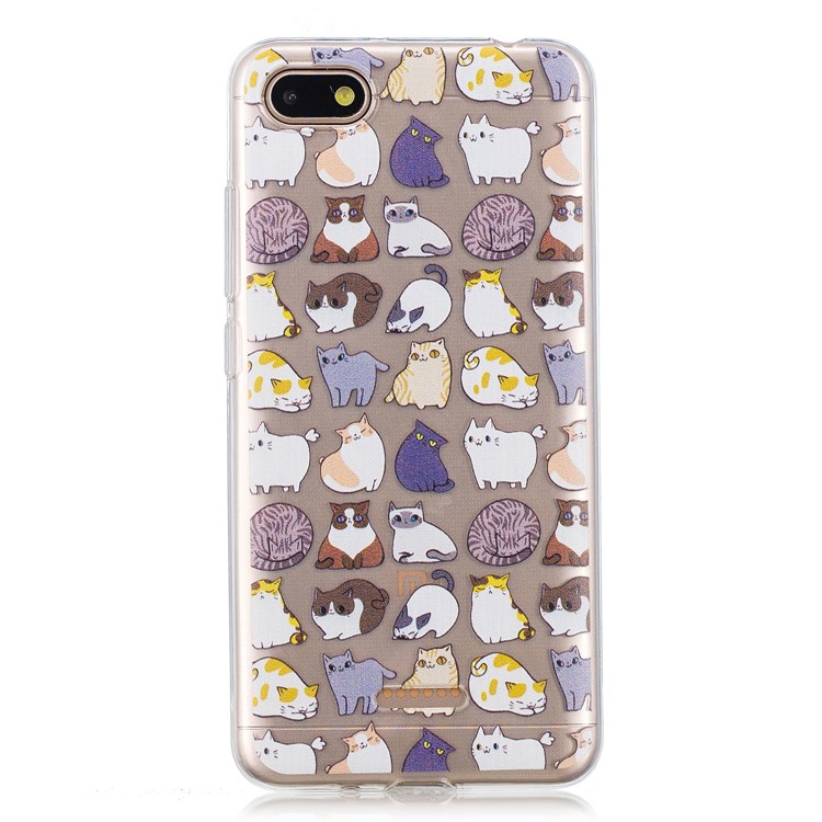 Pattern Printing IMD TPU Mobile Phone Casing for Xiaomi Redmi 6A (Single 12MP Rear Camera) - Cartoon Animals-2