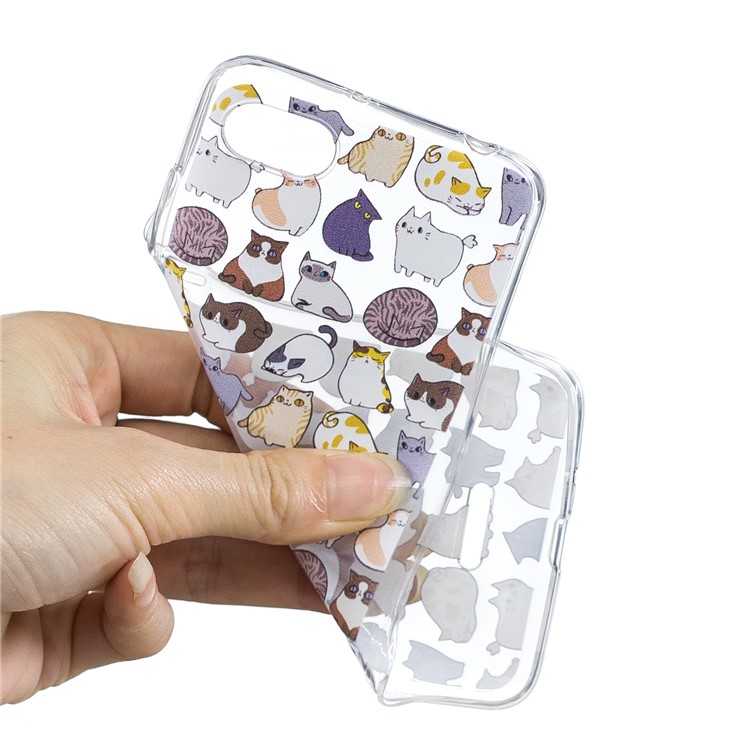 Pattern Printing IMD TPU Mobile Phone Casing for Xiaomi Redmi 6A (Single 12MP Rear Camera) - Cartoon Animals-3
