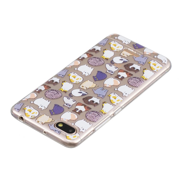 Pattern Printing IMD TPU Mobile Phone Casing for Xiaomi Redmi 6A (Single 12MP Rear Camera) - Cartoon Animals-5