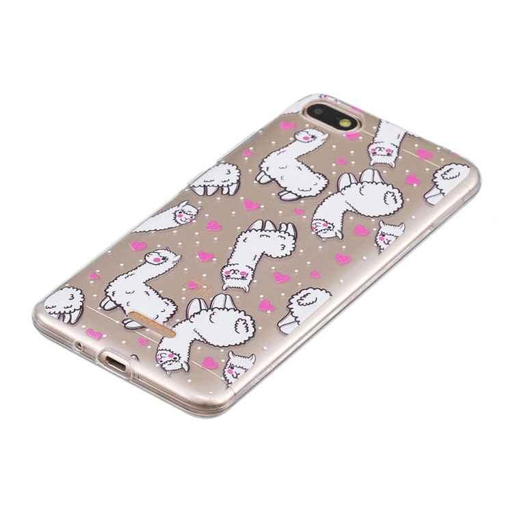 Pattern Printing IMD TPU Gel Case for Xiaomi Redmi 6A (Single 12MP Rear Camera) - Alpacas-4