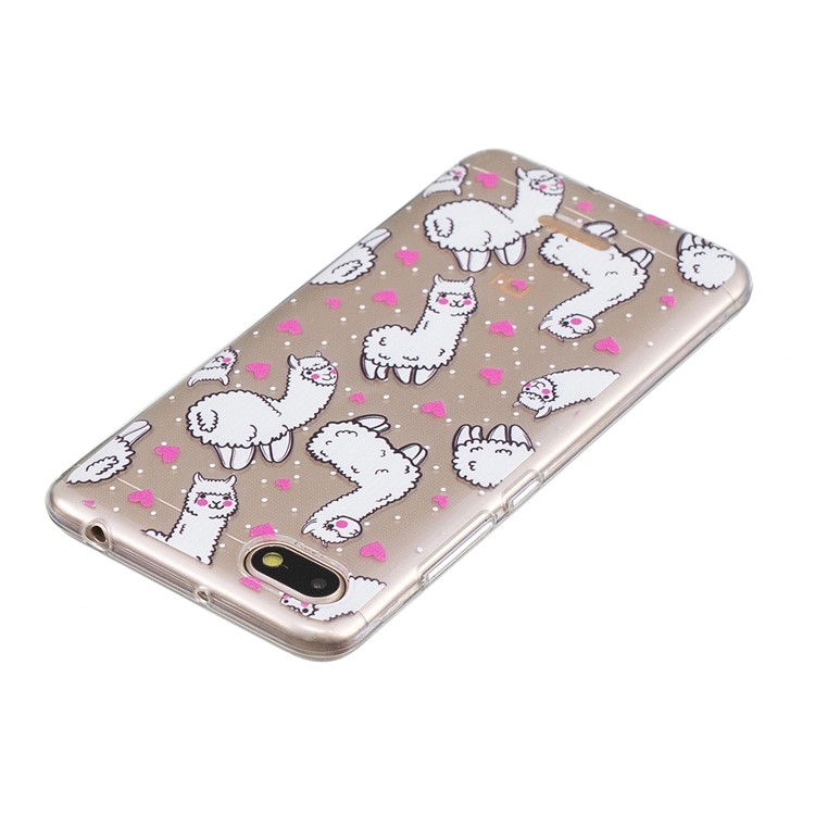 Pattern Printing IMD TPU Gel Case for Xiaomi Redmi 6A (Single 12MP Rear Camera) - Alpacas-5