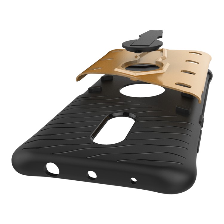 Armor PC + TPU Combo Case with Kickstand for Xiaomi Redmi Note 4 - Gold-5