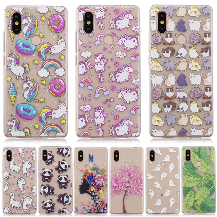 Pattern Printing IMD TPU Mobile Case Cover for Xiaomi Mi 8 SE (5.88-inch) - Doughnuts and Unicorns-6