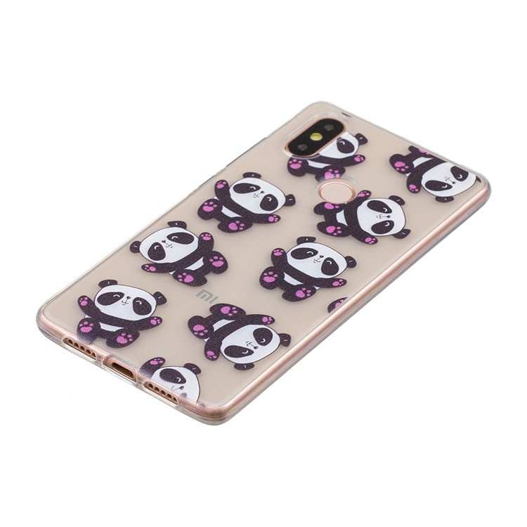 Pattern Printing IMD TPU Protection Cell Phone Shell for Xiaomi Mi 8 SE (5.88-inch) - Cute Pandas-4
