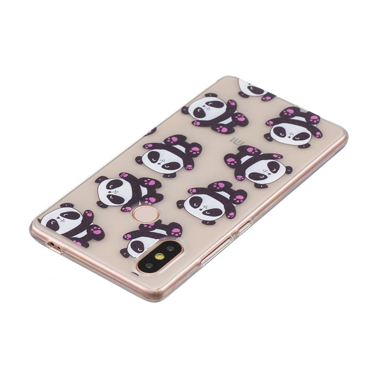 Pattern Printing IMD TPU Protection Cell Phone Shell for Xiaomi Mi 8 SE (5.88-inch) - Cute Pandas-5