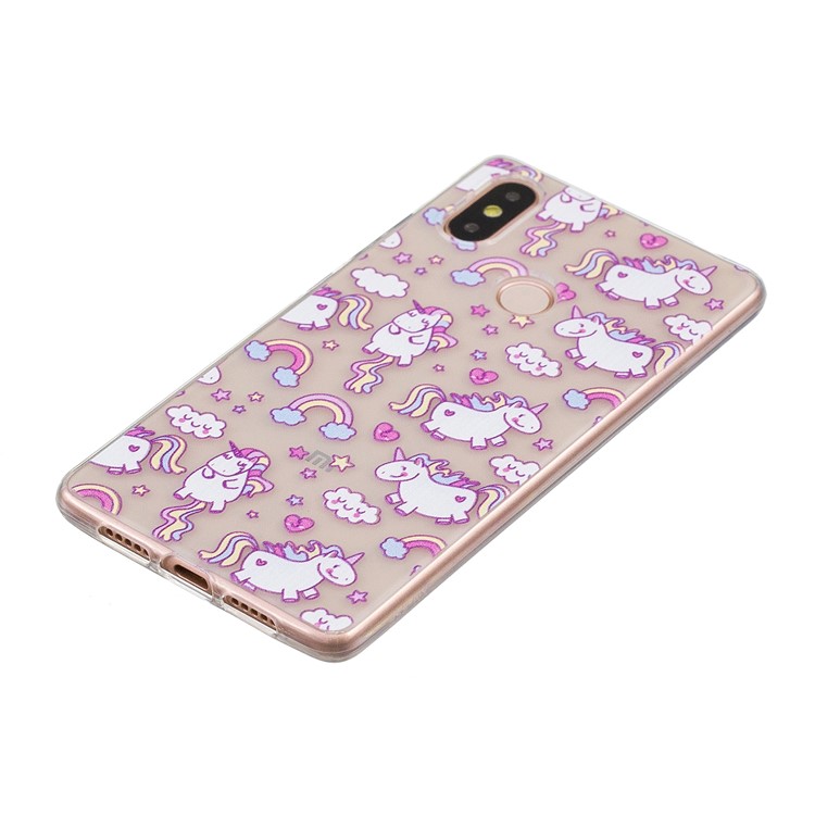 Pattern Printing IMD TPU Phone Shell for Xiaomi Mi 8 SE (5.88-inch) - Lovely Unicorns-4
