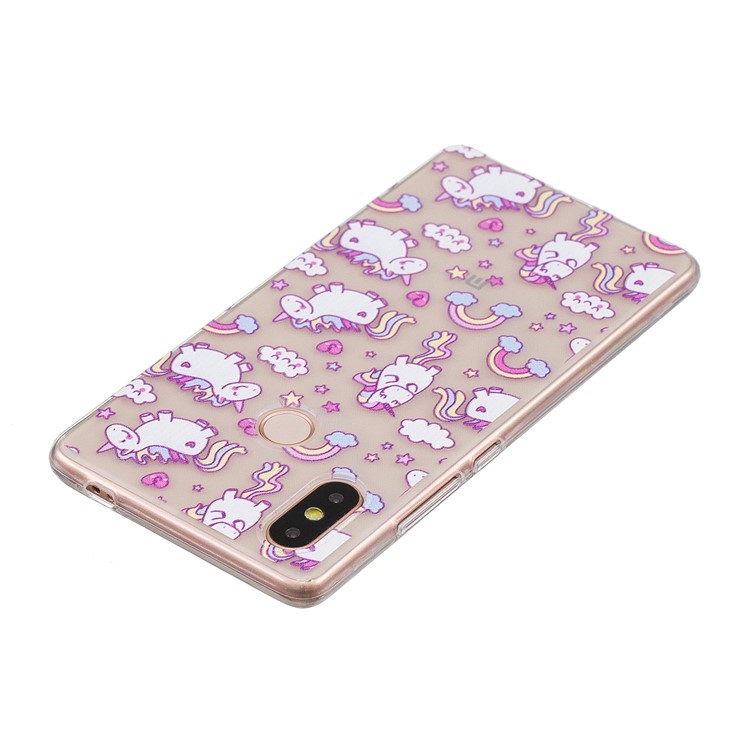 Pattern Printing IMD TPU Phone Shell for Xiaomi Mi 8 SE (5.88-inch) - Lovely Unicorns-5