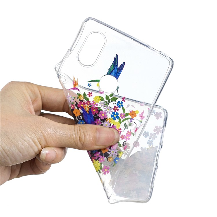 Pattern Printing IMD TPU Back Cover for Xiaomi Mi 8 SE (5.88-inch) - Flowered Girl-3