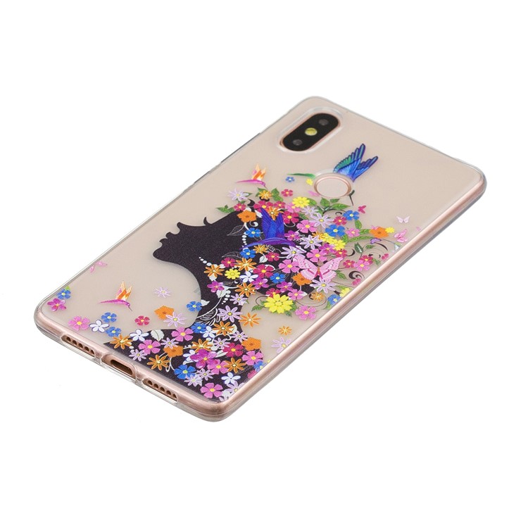 Pattern Printing IMD TPU Back Cover for Xiaomi Mi 8 SE (5.88-inch) - Flowered Girl-4