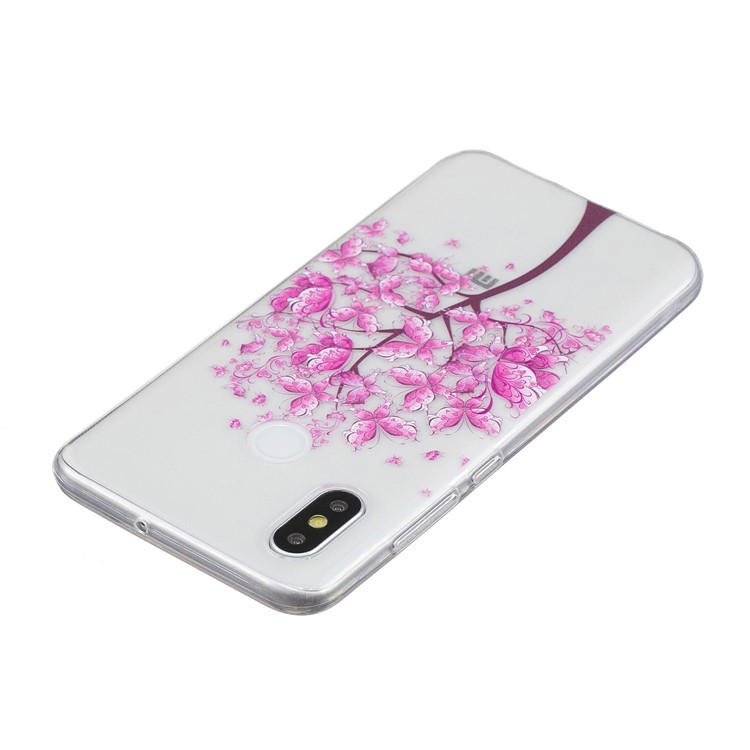 Pattern Printing IMD TPU Cell Phone Case for Xiaomi Mi 8 (6.21-inch) - Tree-4