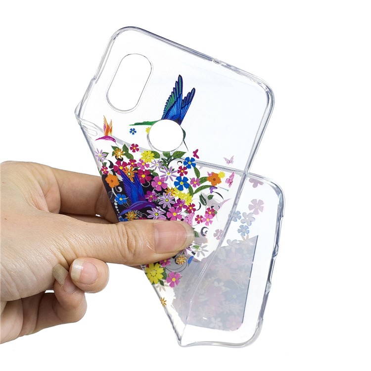 Pattern Printing IMD TPU Protection Cover Shell for Xiaomi Mi 8 (6.21-inch) - Flowered Girl-5