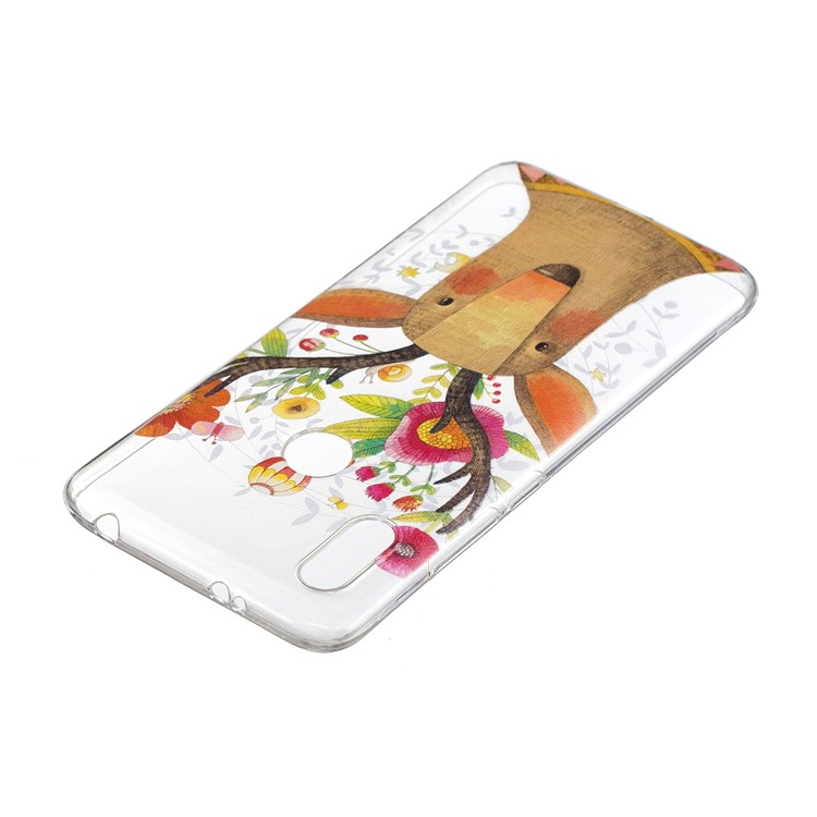 Pattern Printing IMD TPU Protection Mobile Phone Shell for Xiaomi Redmi S2 / Redmi Y2 - Flowered Elk-3