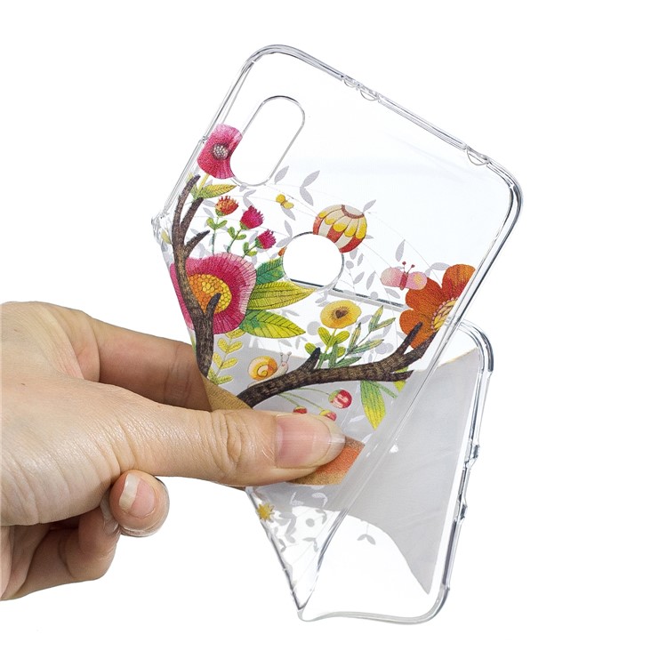 Pattern Printing IMD TPU Protection Mobile Phone Shell for Xiaomi Redmi S2 / Redmi Y2 - Flowered Elk-4