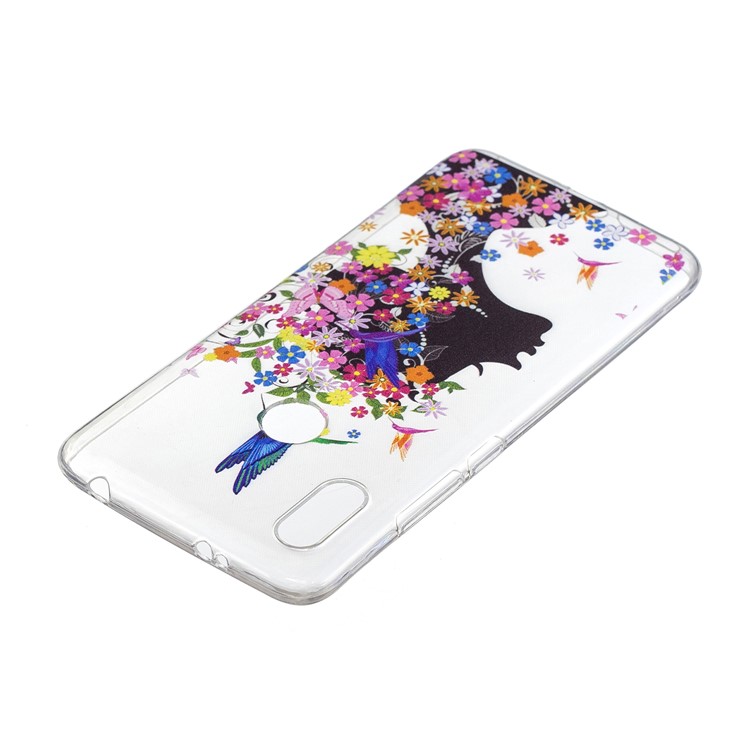 Pattern Printing IMD TPU Mobile Back Cover for Xiaomi Redmi S2 / Redmi Y2 - Flowered Girl-4