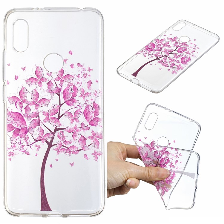 Pattern Printing IMD TPU Mobile Back Shell for Xiaomi Redmi S2 / Redmi Y2 - Tree-1