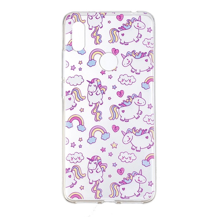 Pattern Printing IMD TPU Gel Phone Case for Xiaomi Redmi S2 / Redmi Y2 - Lovely Unicorns-2