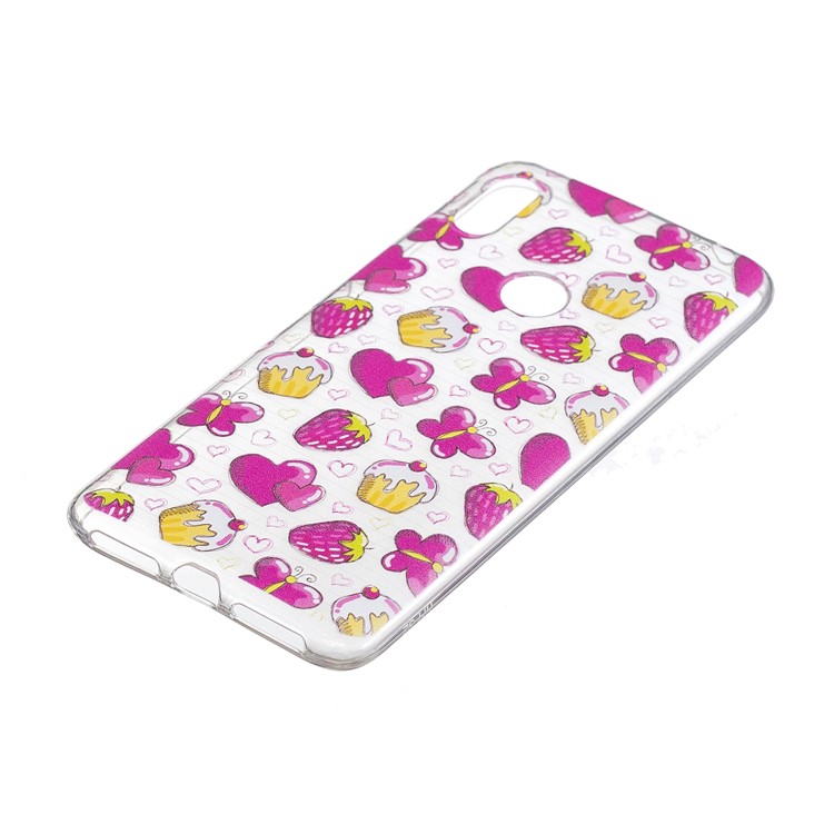 Pattern Printing IMD TPU Gel Phone Cover for Xiaomi Redmi S2 / Redmi Y2 - Cakes and Strawberries-3